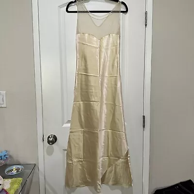 Vintage Minimalist Sweetheart Wedding Dress S • $25