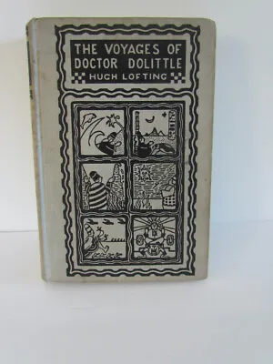 Vintage Book The Voyages Of Dr Dolittle 1950 Harcover Hugh Lofting 33rd Print • $36