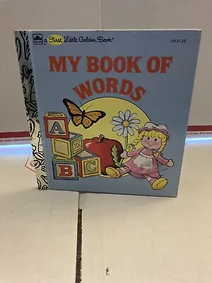 My First Book Of Words (Little Golden Book) - Hardcover By Golden Books - New • $20