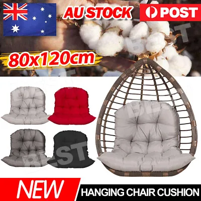 $33.95 • Buy Hanging Egg Chair Cushion Sofa Swing Chair Seat Relax Cushion Padded Pad Covers
