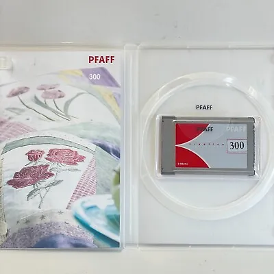 Pfaff Creative Card Machine Embroidery 300 Creative Card Vintage Open • $35.95
