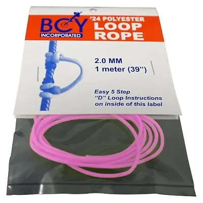 BCY 58341 24 D-Loop Material Pink 1m Archery Spool Hunting Bow String • $12.42
