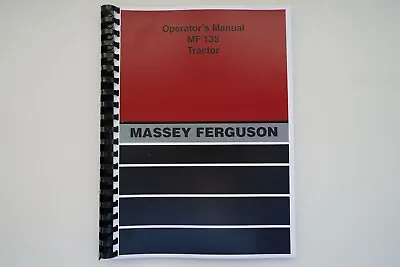 Operators Manual  - Massey Ferguson 135 • £12.50