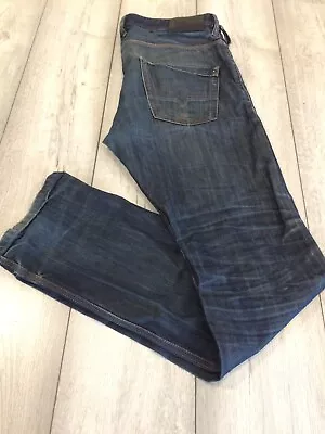 Men's Diesel Krooley Dirt Wash Jeans 34  Waist X 34  Leg Blue • £12
