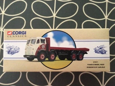 £15.99 • Buy Corgi Classics 97971 ROBSONS OF CARLISLE FODEN FG 8 WHEEL RIGID 1:50