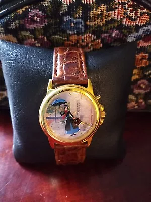 Limited EDITION DISNEY Mary Poppins 30TH ANNIVERSARY WATCH In Carpet Bag.  • $129.99