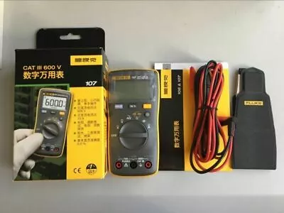 £95.99 • Buy FLUKE 107 Meter Multimeter True Digital F107 Palm-sized Portable Handheld NEW
