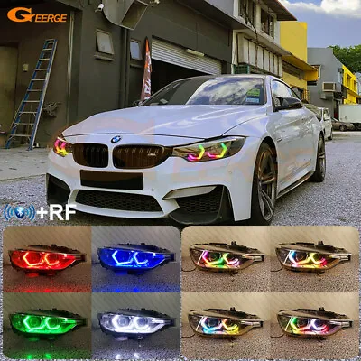 For BMW 3 Series F30 F31 F34 F35 F80 Concept M4 Iconic Style RGB LED Angel Eyes • $160.54