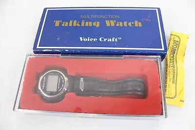 NEW NOS Vintage Multifunction Talking LCD Digital Wrist Watch W/ Original Box • $29.99