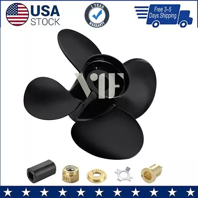 13 X19 Aluminum Boat Propeller For Mercury Engines 40-140HP 4-Blade 15Tooth • $109.99