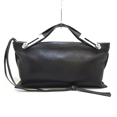 Auth LOEWE Missy 327.81.R95 Black Leather - Handbag • $391