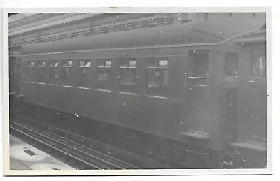 Third Class Coach Railway Carriage At Birkenhead Central 1952  My Ref 611 • £3.50