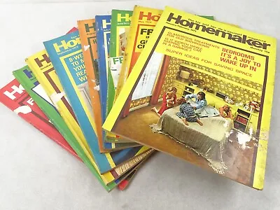 9 X Vintage Homemaker Magazine. 1973 • £9.99