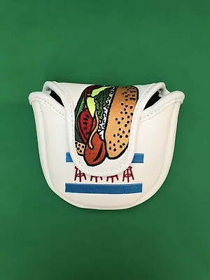 Golf Mallet Putter Cover Embroidered Design - Subway Sandwich & 4 Stools - NWOT • $24.99
