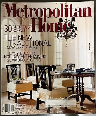 METROPOLITAN HOME Magazine ~ Nov/Dec 1997 • $16.98