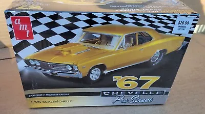 AMT 1967 Chevy Chevelle Pro Street Factory Sealed Box 1:25 Model Kit #AMT876M • $27