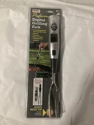 Maverick Professional Digital Grilling Fork Thermometer W/ Timer BBQ NEW BB-11 • $3.90