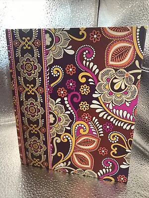 Vera Bradley Address Book Binder Orange Pink (6x8 ) Paisley • $18