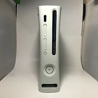 Xbox 360 White Phat Game Console Only For Parts Or Repair READ B420 • $19.95