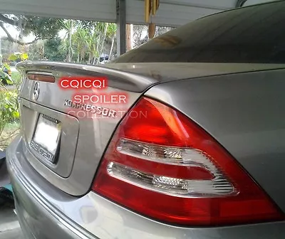 Unpainted MERCEDES BENZ 01-07 W203 C Class Sedan A Type Trunk Spoiler ◎ • $86