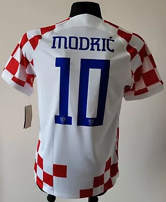 Croatia 2022 - 2023 Home Football Nike Shirt #10 Modrić Size Medium • $150