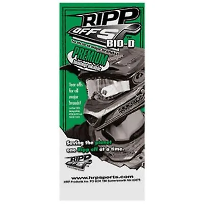 HRP Ripp Off Goggles Lens Protects Oakley Crowbar 20PK RO-EOCB20 • $11.39