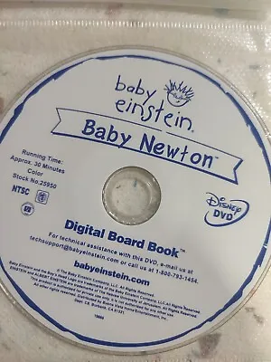 Baby Einstein DVD Baby Newton DVD No Box Loose • $34.22
