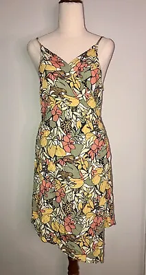 Zulu & Zephyr Faux Wrap Sleeveless Short Dress Size 12 EUC • $24.90