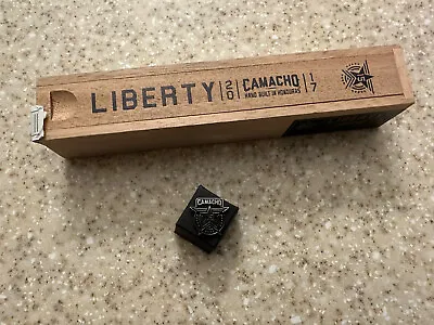$14.99 • Buy Camacho Liberty USA Flag 2017 Empty Storage Wooden Cigar Coffin Wood Box Pin
