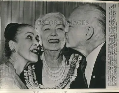 1960 Press Photo Martha Graham Ted Shawn & Ruth St. Denis At Birthday Party NY • $19.99