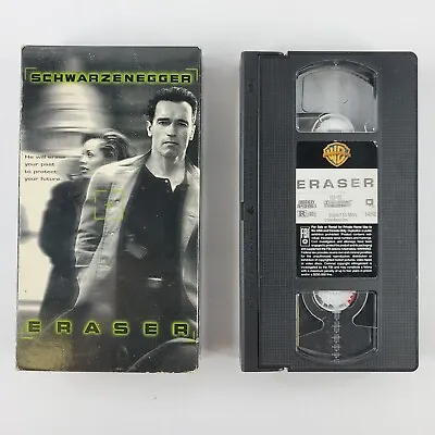 1996 Eraser VHS Arnold Schwarzenegger Vanessa Williams James Caan Tested • $0.50