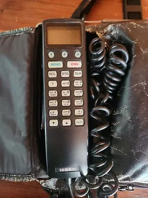 $24.99 • Buy Uniden CP1223 Mobile Car Phone Bag Cell  Carry Case - Untested Vintage