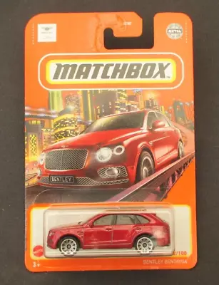 Matchbox  Bentley Bentayga  2022 Metalflake Red  • $9.99