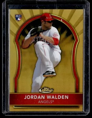 2011 Finest Gold Refractors Jordan Walden 35/50 Los Angeles Angels #88 • $4.99