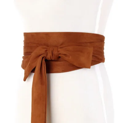 Strap Sash Tie Coat Dress Corset Wiastband D Japanese Vintage Bows Obi Belt Wide • £12.39