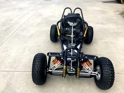 9hp 270cc Go Kart Single Seat Adult Buggy Quad Atv Suspension Wet Clutch Black • $1499