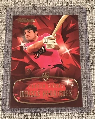 2020/21 TLA Cricket MOJO RED MOISES HENRIQUES #35/40 Sydney 6ers MR133 • $36.95