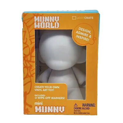 LootCrate Munny World Create Your Own Vinyl Art Toy DIY Craft 3 Wipe-off Markers • $15.40