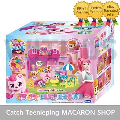 Catch Teenieping Bling Bling TEENIEPING MACARON SHOP Role Play Set Kids Toy • $107.65