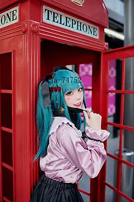 Hatsune Miku Vampire Vocaloid Costume Pink Lolita Dress Cosplay Outfit Halloween • $47.98