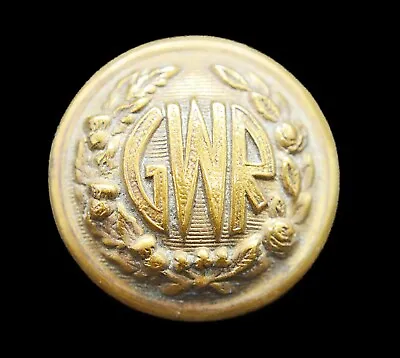 G.W.R Brass Railway Buttonolder Type With Eye Intact • £2.75