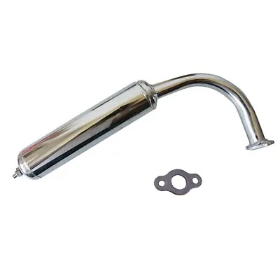 Chrome Exhaust Muffler FITS 49 60 66 80cc Motorized Bike Bicycle H/P Part • $22.99