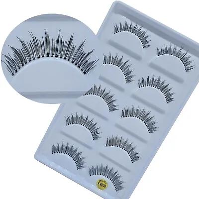 💙False Eyelashes Demi Wispy Natural Wispy Long Eye Lashes 5 Pairs Set 💙 • £3.19