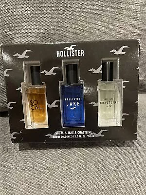 Men’s Hollister So Cal Jake Coastline 30ml Each Eau De Cologne Fragrance New • £35