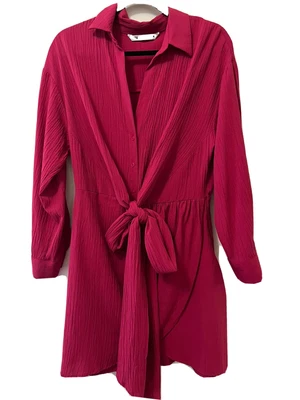 $25 • Buy Zara Pink Dress/Shirt Eu M, Perfect Pre-Loved Condition