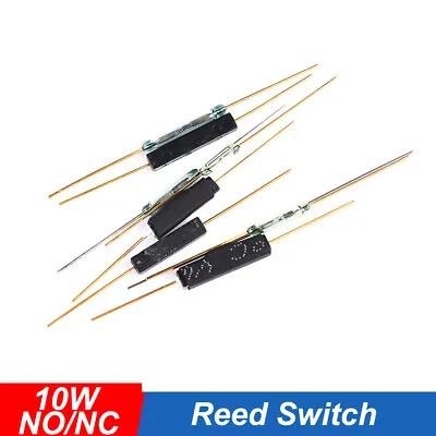 Reed Switch 10W Normally Open Normally Closed Magnetic Induction Door Switch • $2.28