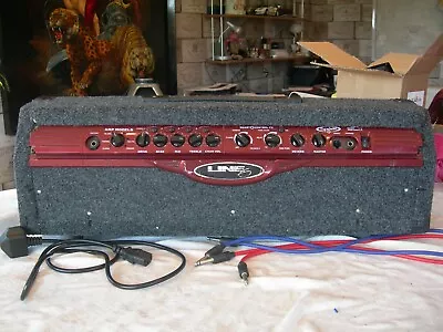 Used Line 6 Spider IV 212 100w Guitar Bass Keyboard Or PA Amplifier Head Only • £60