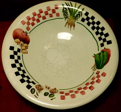 Server~Chanticleer By Hand Ceramic Pottery Extra Large Heavy Bowl • $80