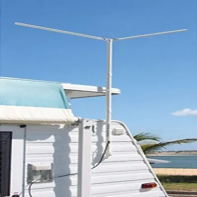 Foldaway Compact TV  Antenna / Aerial For Caravan Camper Trailer Motorhome RV • $165