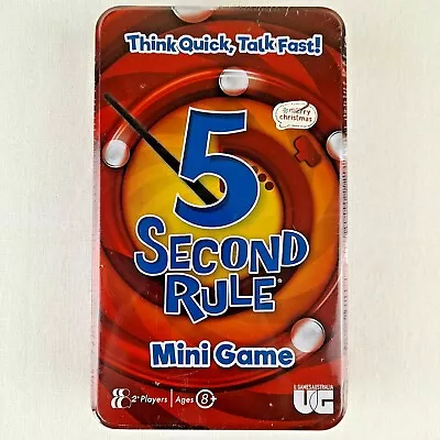 5 Second Rule Tinned Board Game 04475TIN. • $24.96